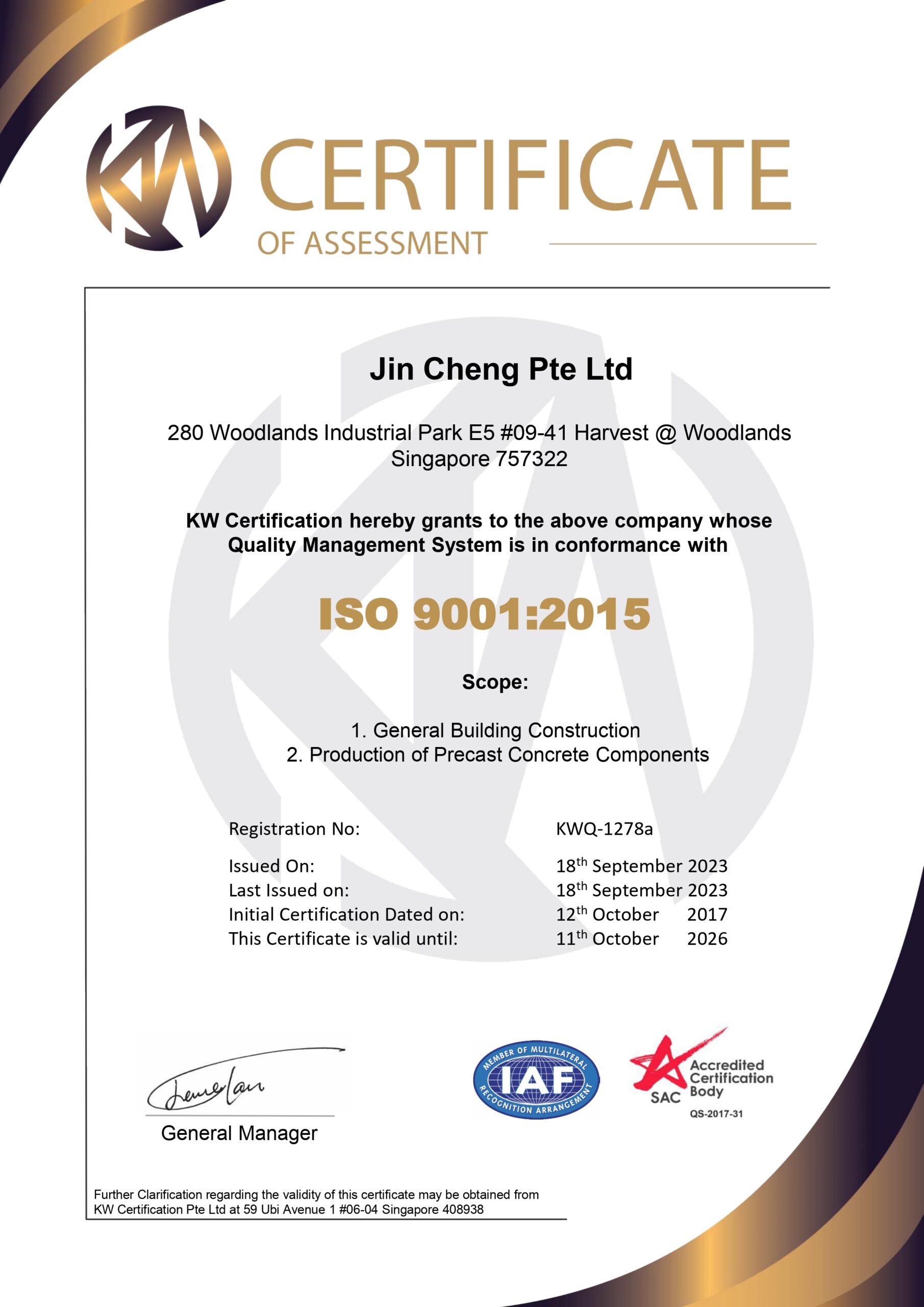 image of ISO 9001:2015